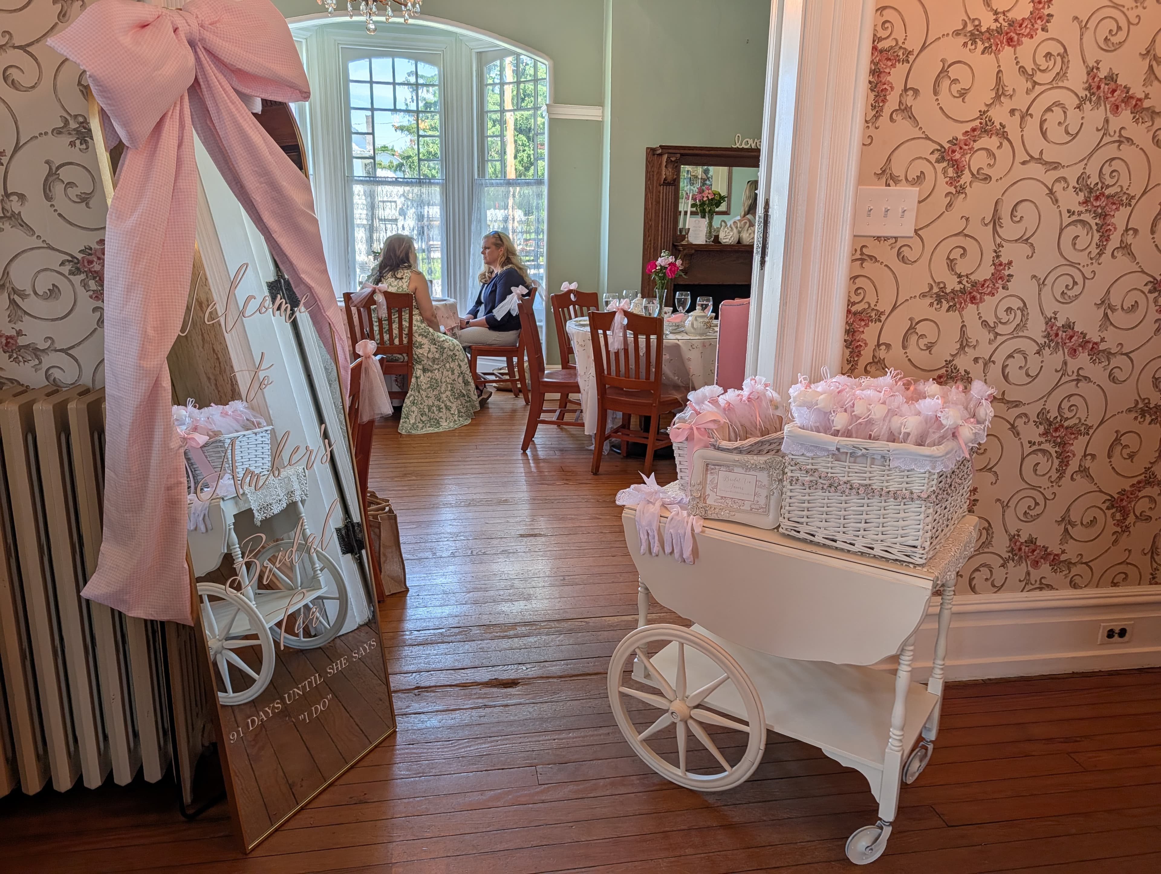 Victorian tea room private event in Delta Pennsylvania