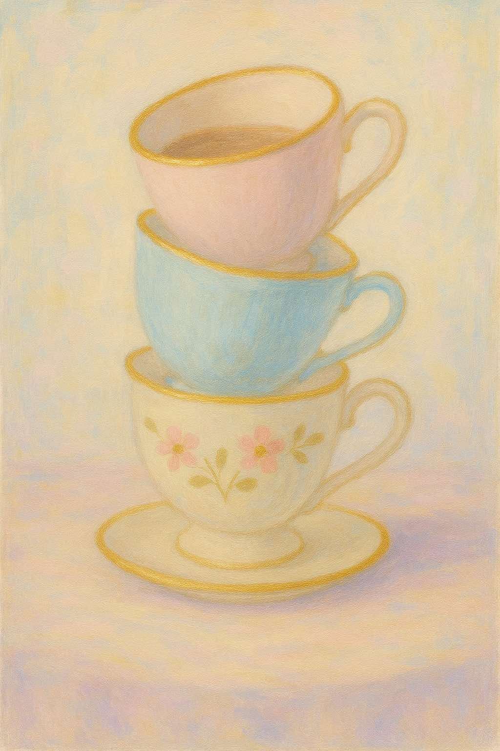 Teacup Tower Sip & Paint